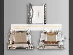 Προσαρμοσμένο καλούπι οικιακής συσκευής από χάλυβα για χαρακτηριστικά Cold Runner και Crisper Pan